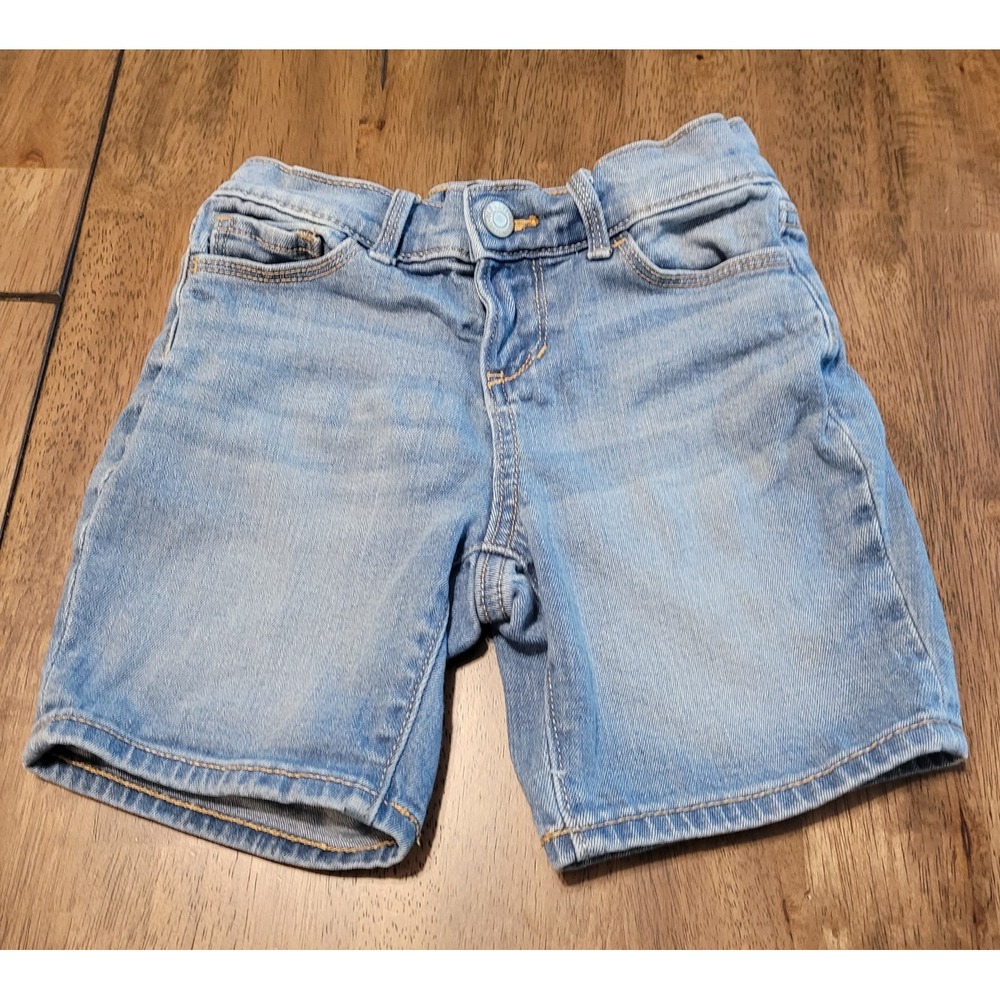 Old Navy Boys adjustable jeans shorts size 6 Light Wash